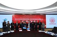 珠海实亿国际与重大城环学院建设战略相助同伴关系