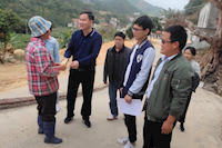 党员结对 足印农户