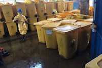 实亿国际集团员工周全防护，医废燃烧厂涉疫垃圾日产日清！