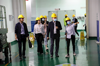 省生长研究中心生态文明研究处到实亿国际集团排水公司调研