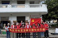 党旗红映石龙村 共绘“百万万工程”新图景