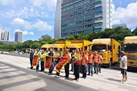 珠海实亿国际集团驰援惠州乐成排涝！